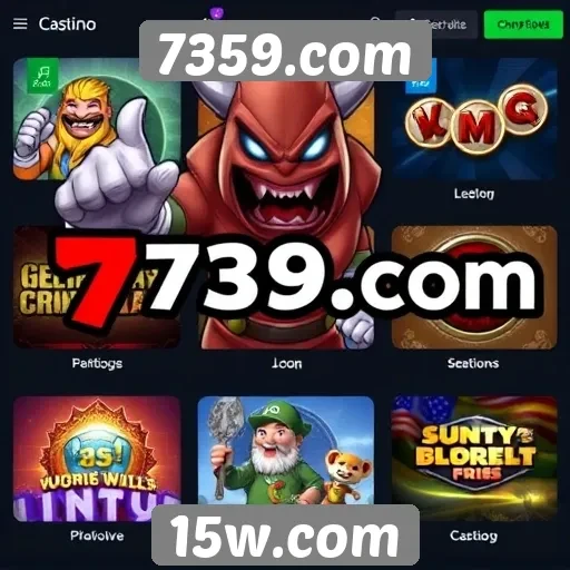 Avaliação da oferta de jogos no site 7359.com